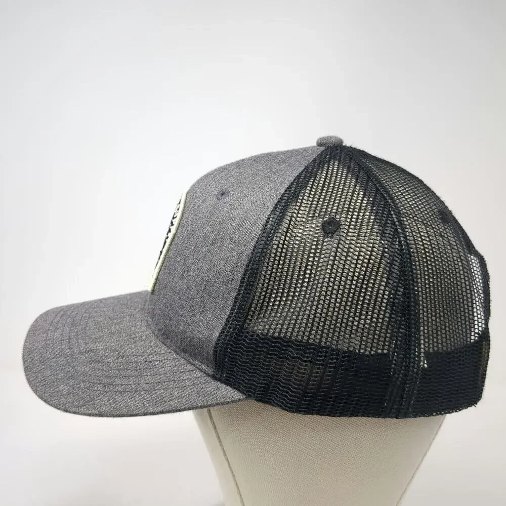 Jetty Trucker Hat Gray One Size Boat Patch Marine Supply Co Snapback Mesh